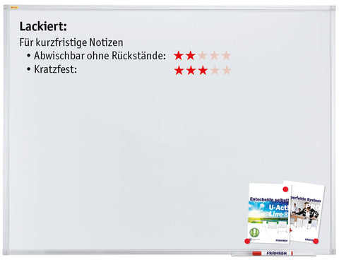 FRANKEN Whiteboard SC2102SB X-tra!Line lackiert 60x90cm