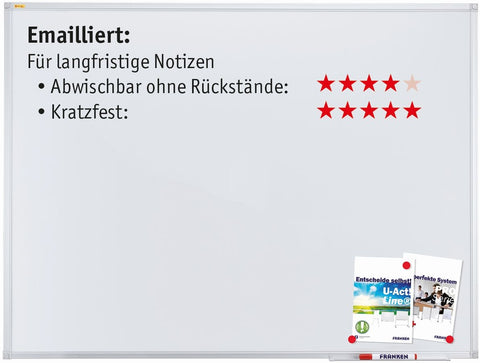 FRANKEN Whiteboard 100x150cm SC3209 X-tra!Line emailliert