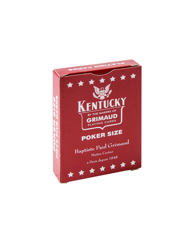 KENTUCKY POKER 54 CARTES - PORTRÄTS UND FORMAT US - KARTON E