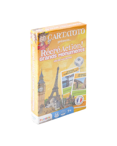 CARTATOTO RECRE'ACTION GRANDS MONUMENTS