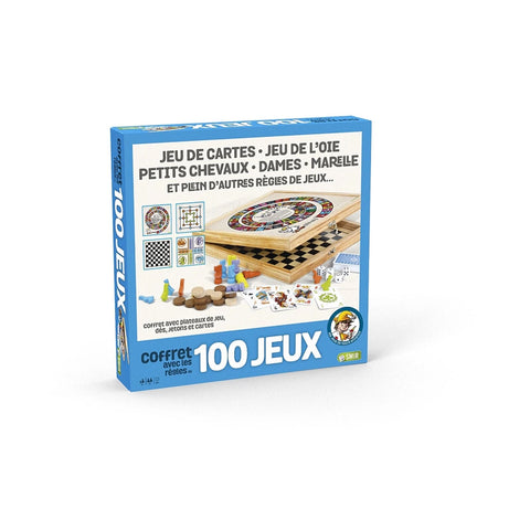 COFFRET 100 JEUX JUNIOR EN BOIS