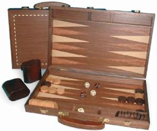 BACKGAMMON MAHAGONI 28X15CM