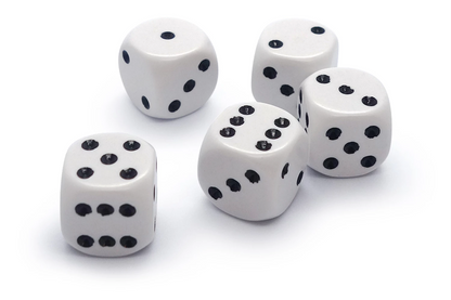 YAM'S 5 DES 18 MM EN BOITE PLASTIQUE