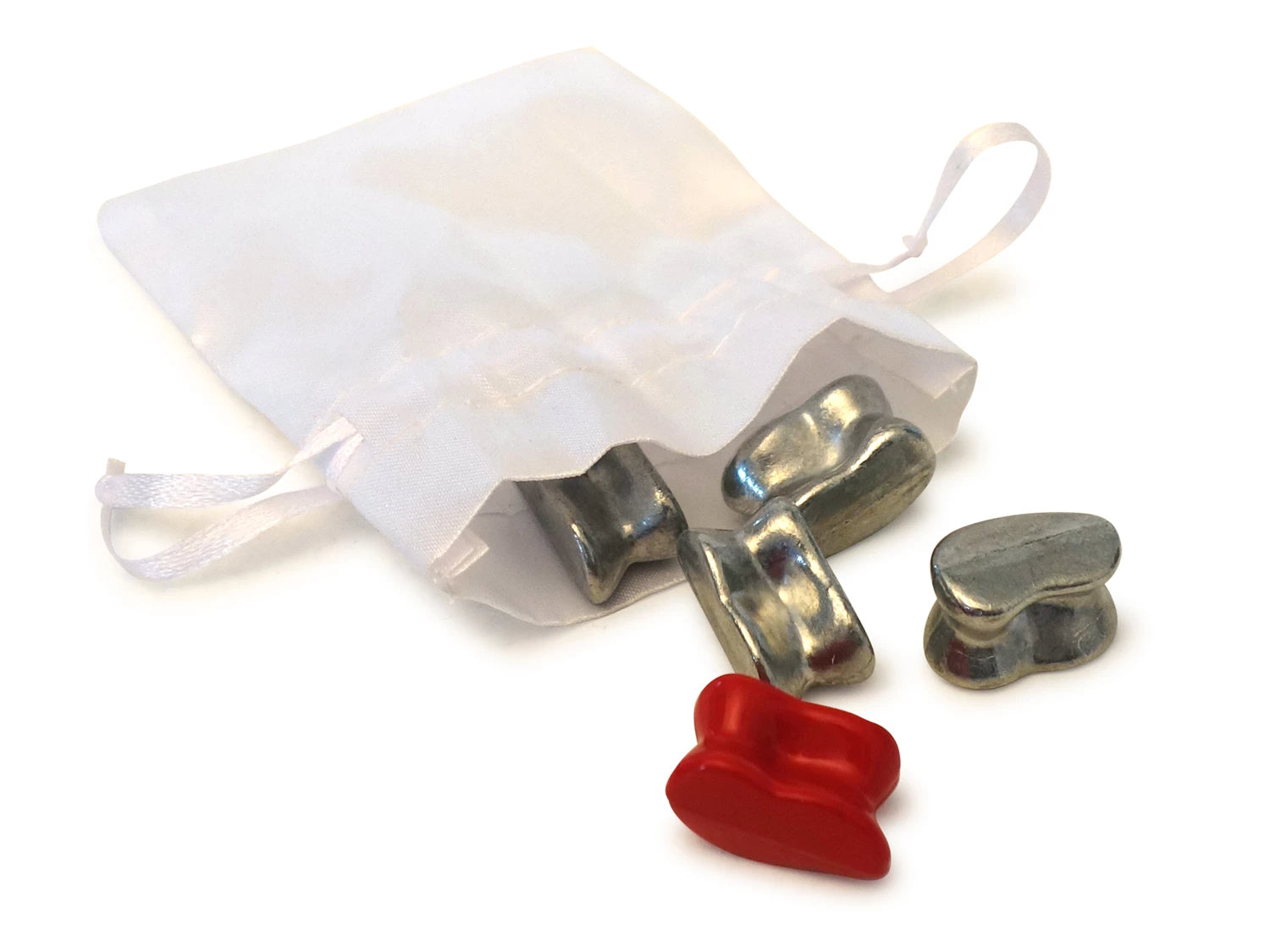 5 OSSELETS METAL EN BOITE PLASTIQUE