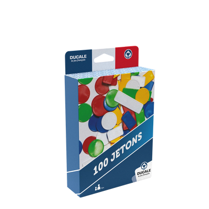BOITE DE 100 JETONS 27MM