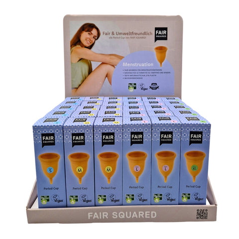 FAIR SQUARED Menstruation Display 30Stk