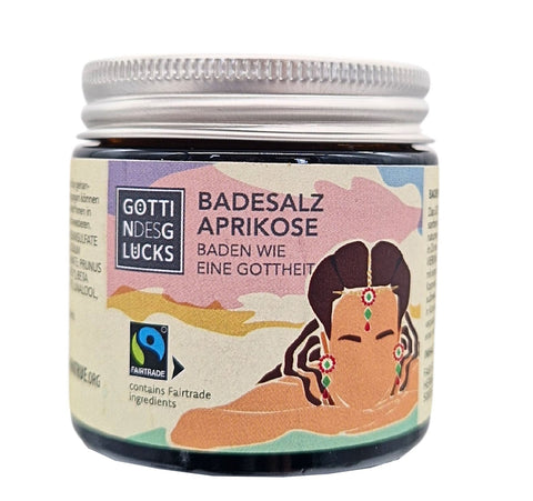 GÖTTIN D.GLÜCKS Badesalz Aprikose 50g