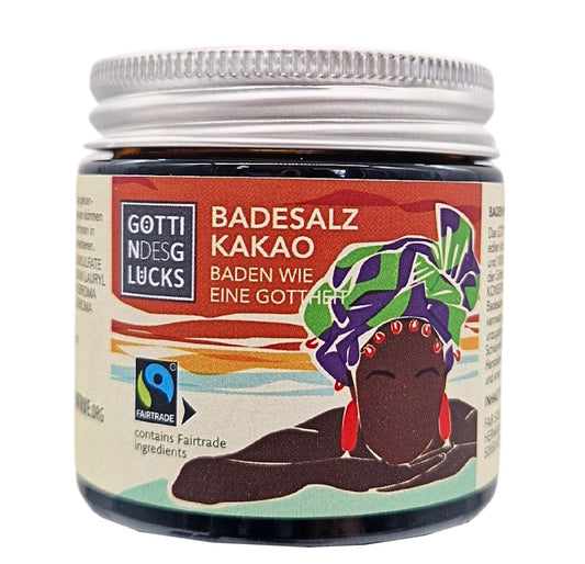 GÖTTIN D.GLÜCKS Badesalz Kakao 50g