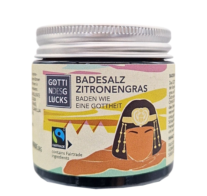 GÖTTIN D.GLÜCKS Badesalz Zitr.gras 50g