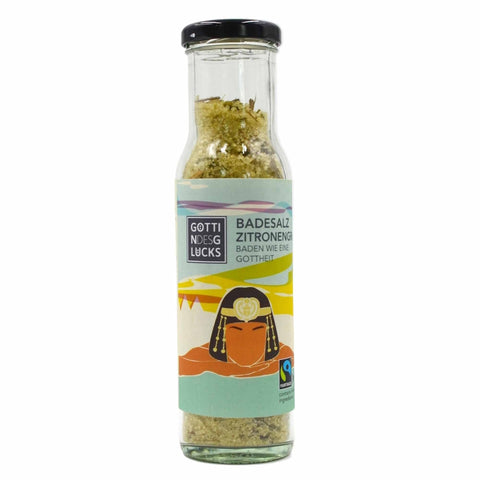 GÖTTIN D.GLÜCKS Badesalz Zitr.gras 240g