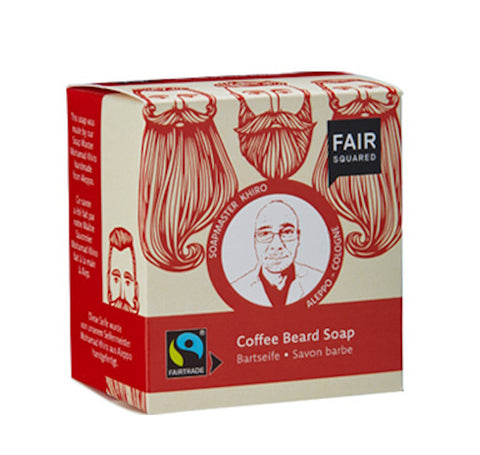 FAIR SQUARED Bartseife Coffee 2x80g