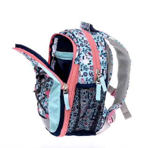 FUNKI Kinder-Rucksack türkis 6022.02 Happy Panda 28x25x11cm