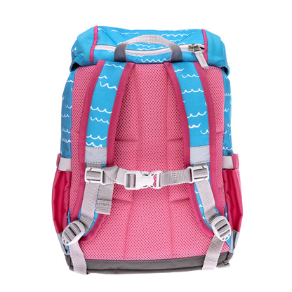 FUNKI Kinder-Rucksack türkis 6025.002 Funny Whale A4 PLUS