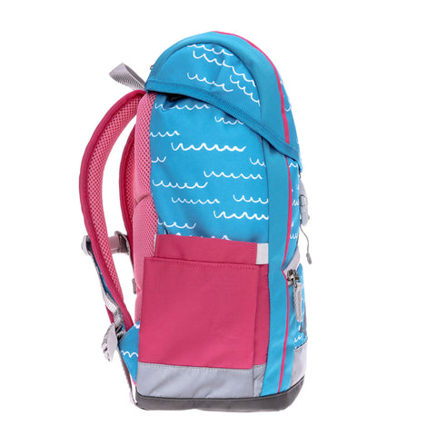 FUNKI Kinder-Rucksack türkis 6025.002 Funny Whale A4 PLUS