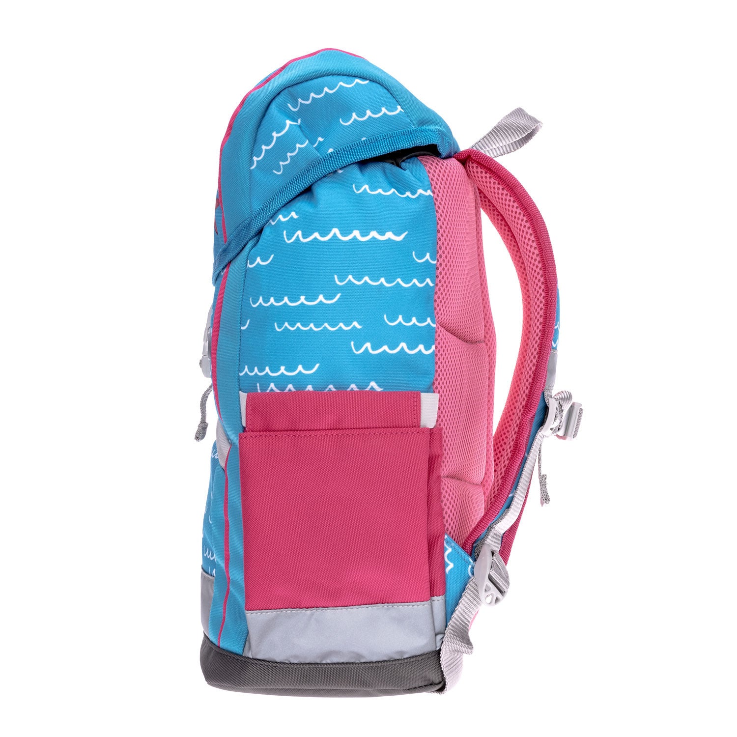 FUNKI Kinder-Rucksack türkis 6025.002 Funny Whale A4 PLUS