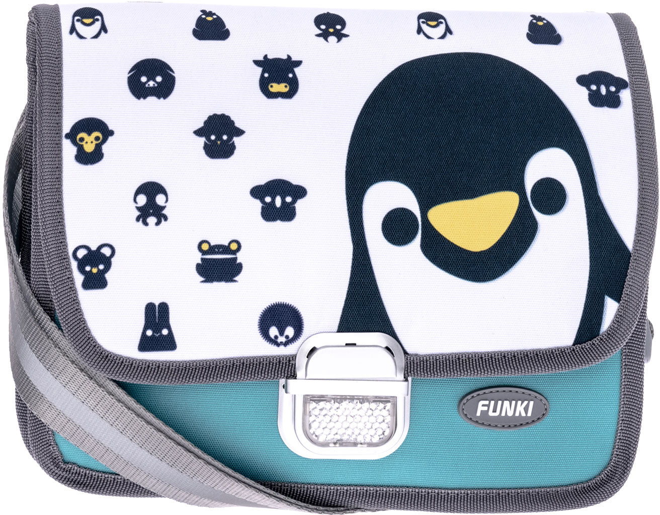 FUNKI Kindergarten-Tasche weiss S6020.007 PenginMin. 26x20x70cm