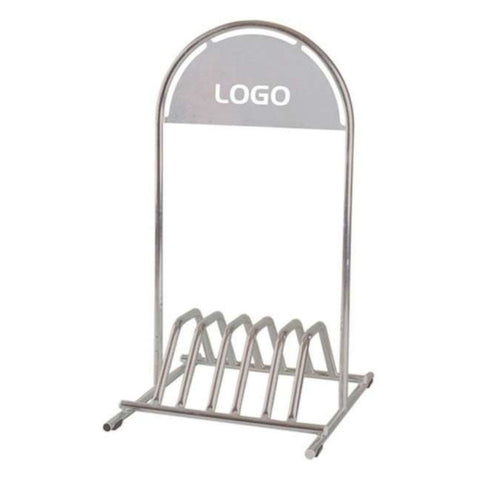 Stahlrohr Fahrradständer, Kundenstopper mit Fahrradständer