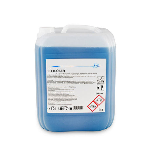 Fettlöser, 10 litrów, pH 13, niebezpieczny towar UN1719