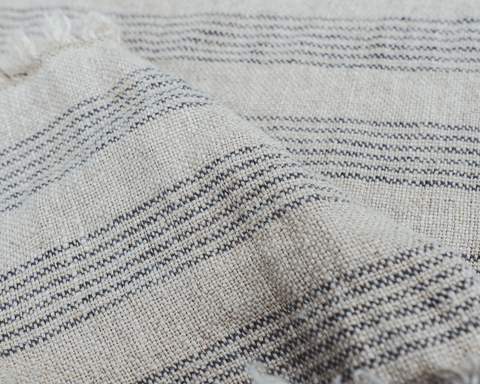 soñho Finca Tischläufer 50 x 150 blau gestreift