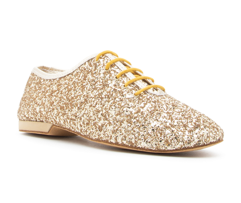 Flow Tanzschuhe in Gold Glitter