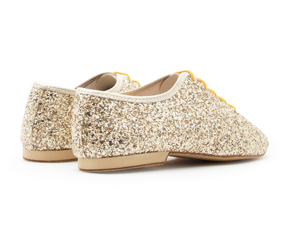 Flow Tanzschuhe in Gold Glitter