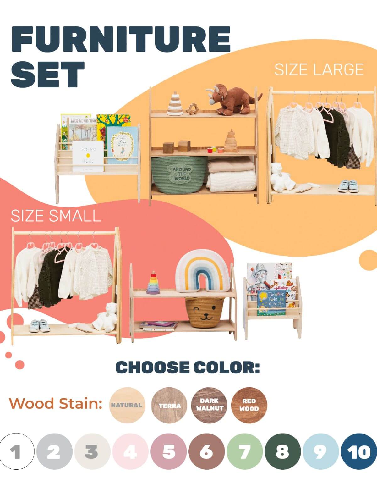  piece toddler furniture set