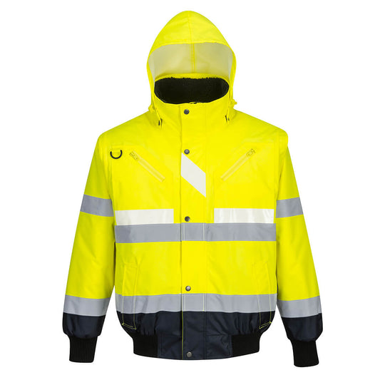 Portwest G465 Arbeitsjacke – Gelb/Marine – robust & funktional