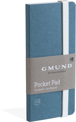 GMUND Pocket Pad 6.7x13.8cm 38060 denim,blanko 100 Seiten