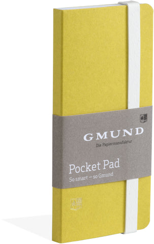 GMUND Pocket Pad 6.7x13.8cm 38763 lime, blanko 100 Seiten