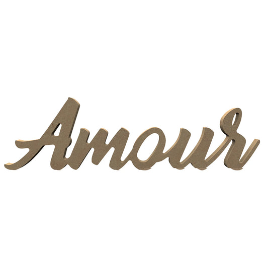 AMOUR - WORT ZUM AUFSTELLEN