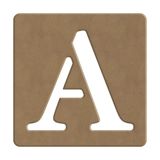 A SCRABBLE BUCHSTABE - 6CM - 10X10CM