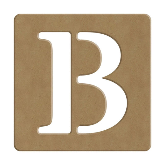 B SCRABBLE BUCHSTABE - 6CM - 10X10CM