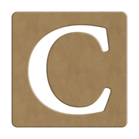 C SCRABBLE BUCHSTABE- 6CM - 10X10CM
