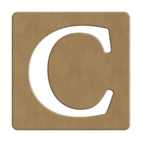 C SCRABBLE BUCHSTABE- 6CM - 10X10CM