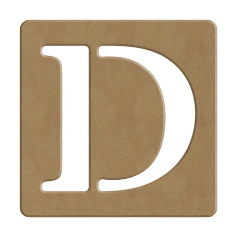 D SCRABBLE BUCHSTABE - 6CM - 10X10CM