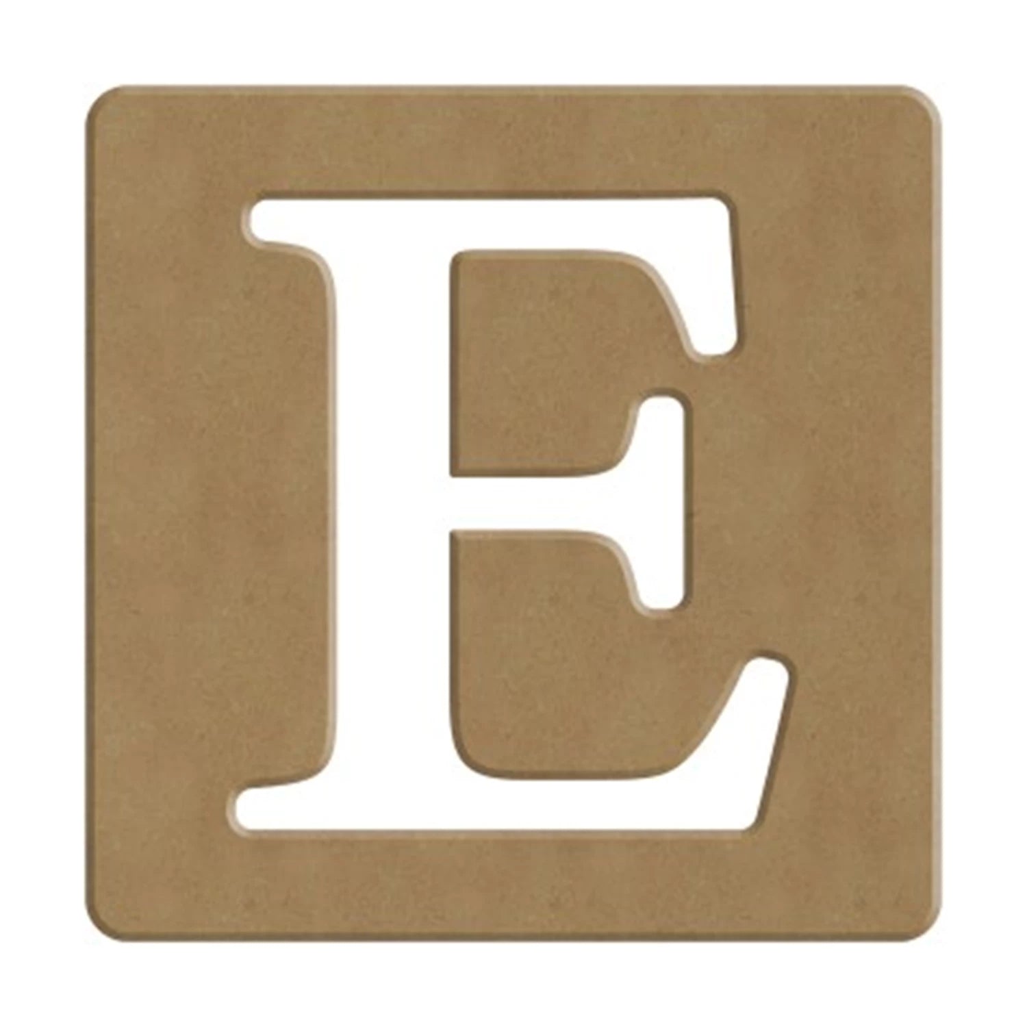 E SCRABBLE BUCHSTABE - 6CM - 10X10CM