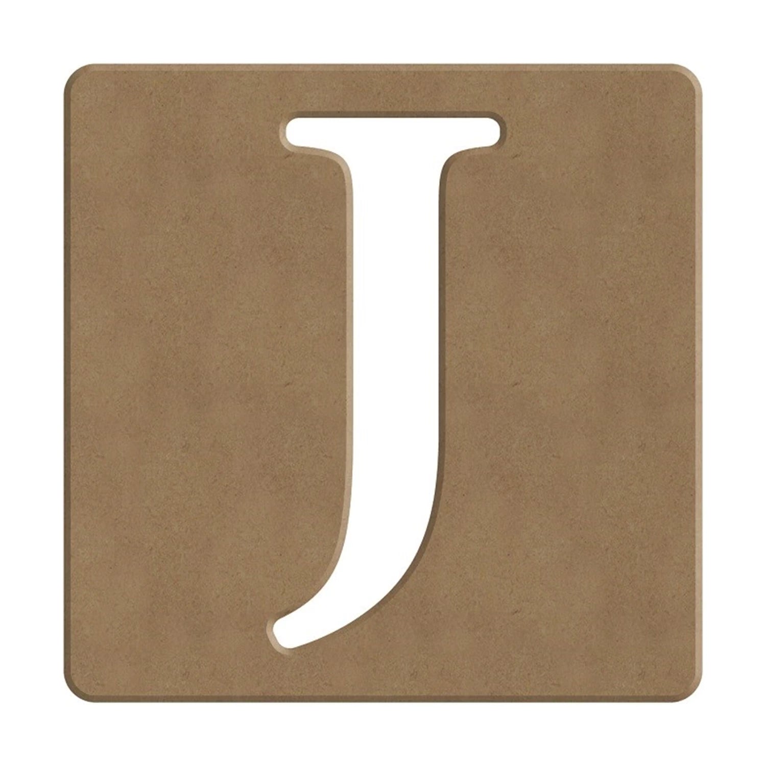 J SCRABBLE BUCHSTABE - 6CM - 10X10CM