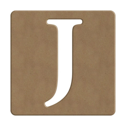 J SCRABBLE BUCHSTABE - 6CM - 10X10CM