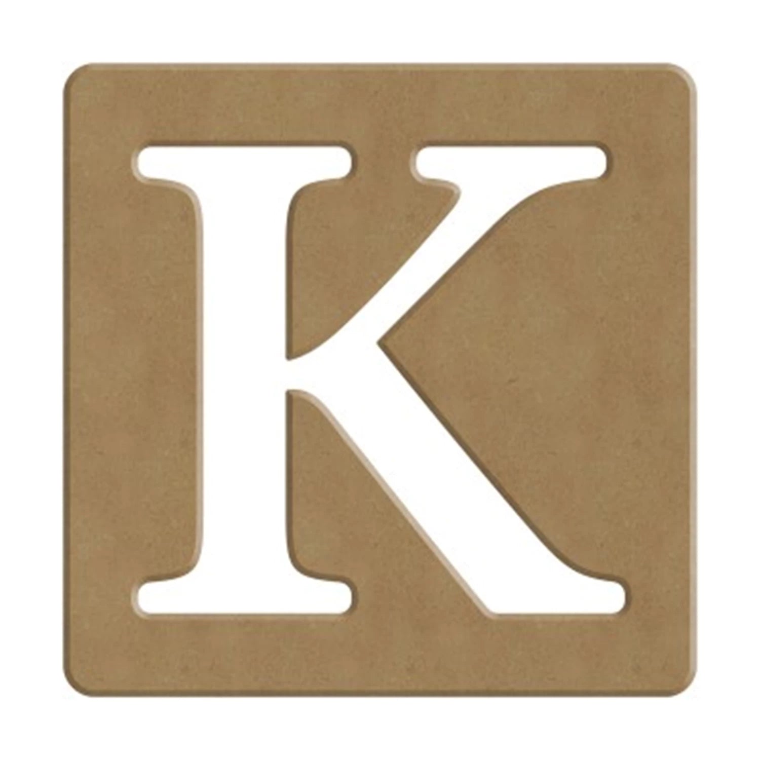 K SCRABBLE BUCHSTABE - 6CM - 10X10CM