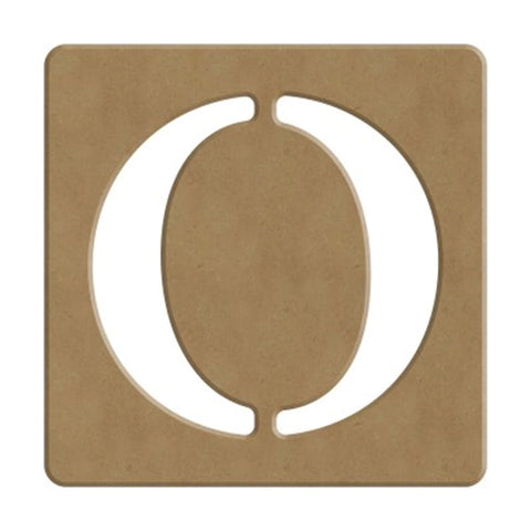 O SCRABBLE BUCHSTABE - 6CM - 10X10CM