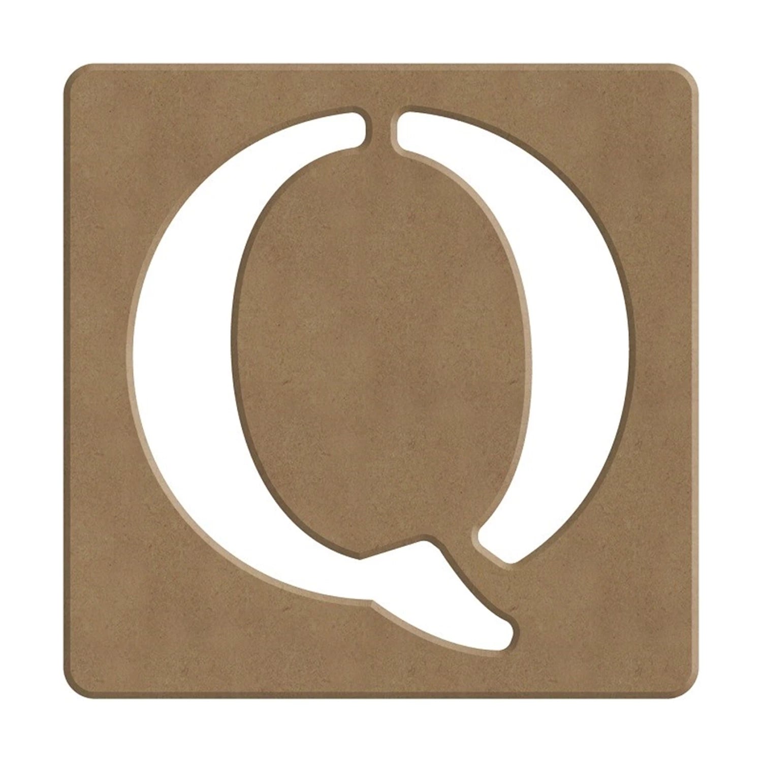 Q SCRABBLE BUCHSTABE - 6CM - 10X10CM
