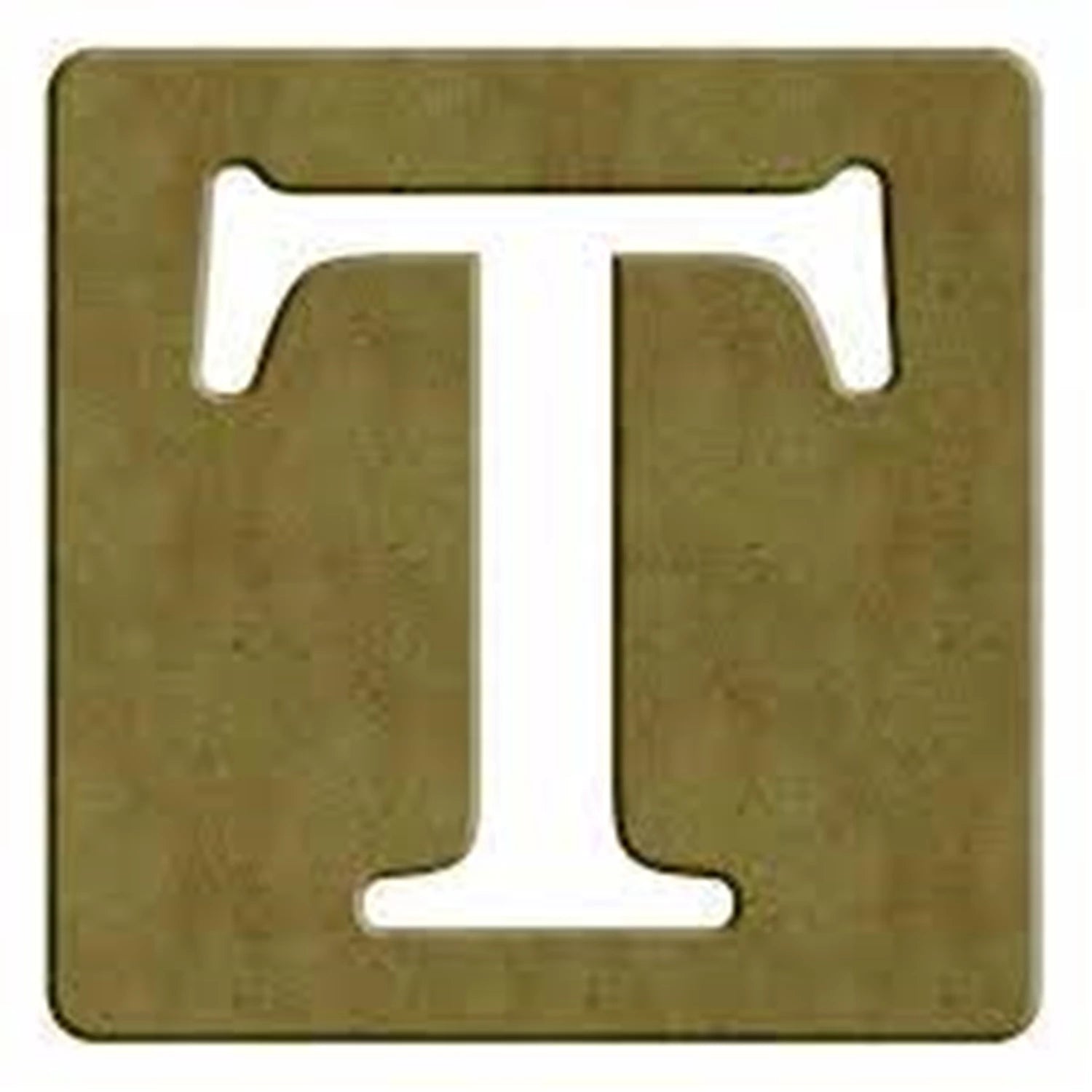 T SCRABBLE BUCHSTABE - 6CM - 10X10CM