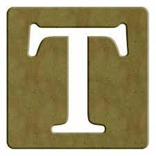 T SCRABBLE BUCHSTABE - 6CM - 10X10CM