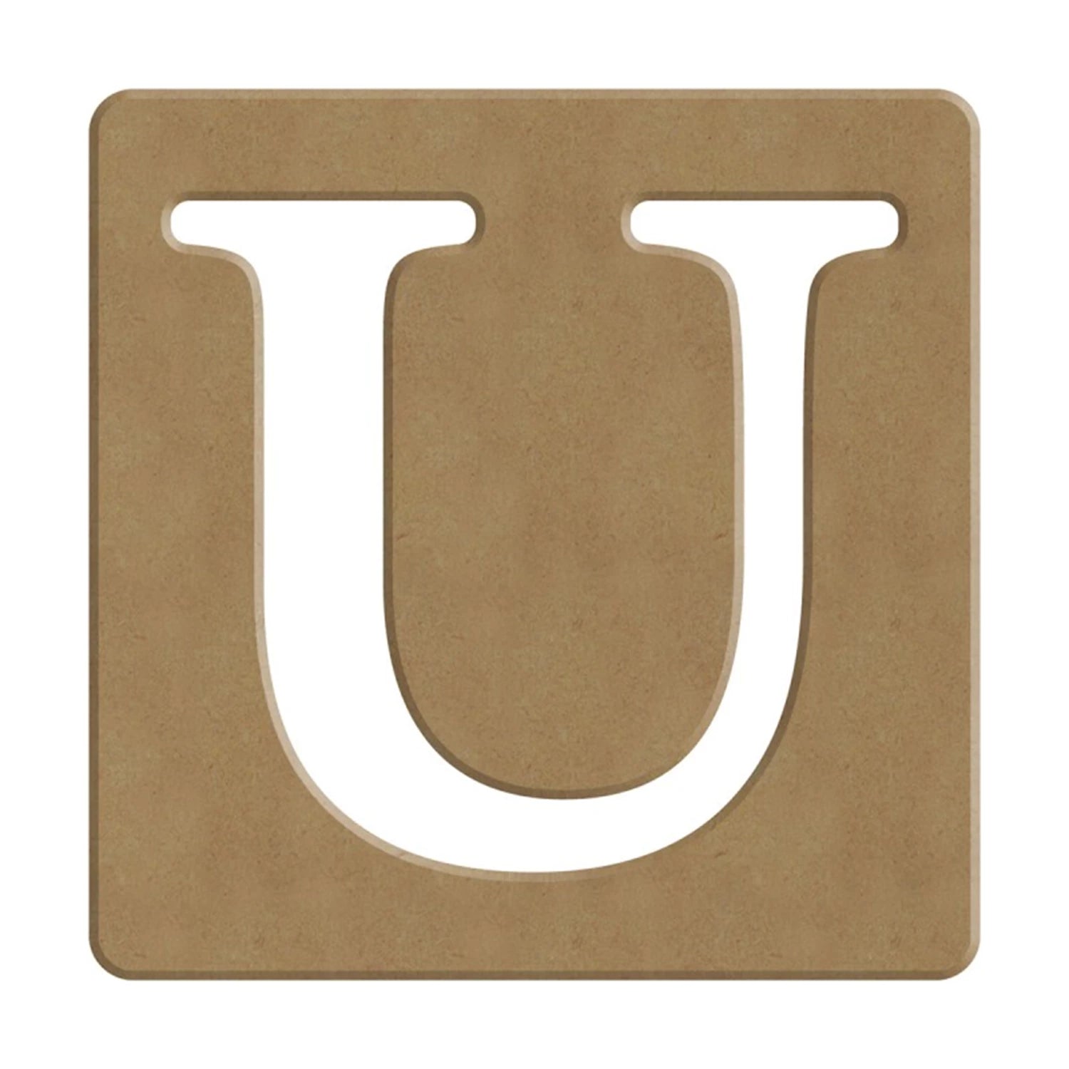 U SCRABBLE BUCHSTABE - 6CM - 10X10CM