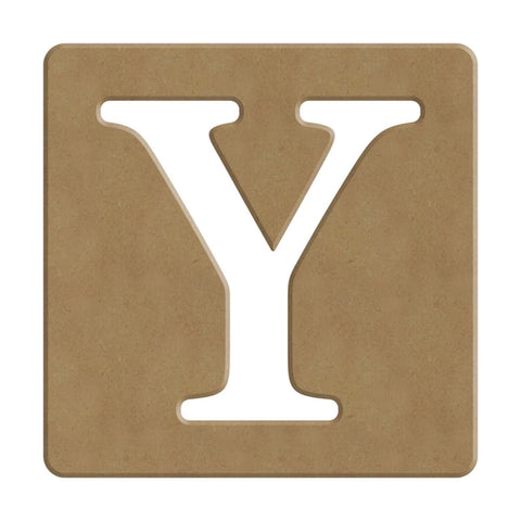 Y SCRABBLE BUCHSTABE - 6CM - 10X10CM