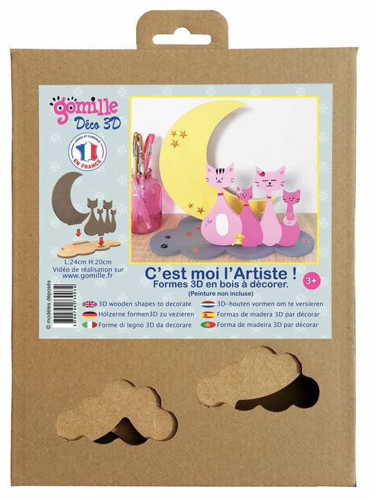 KATZE / MUND - DEKO 3D