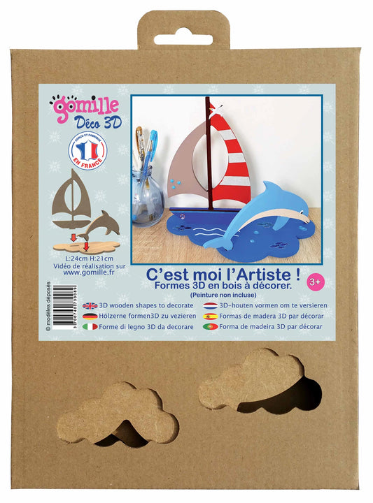 DELFIN / SCHIFF - DEKO 3D