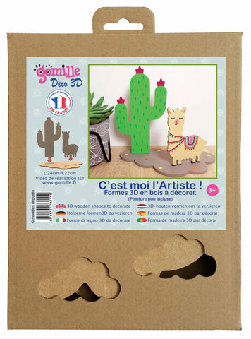 LAMA / KAKTUS - DEKO 3D
