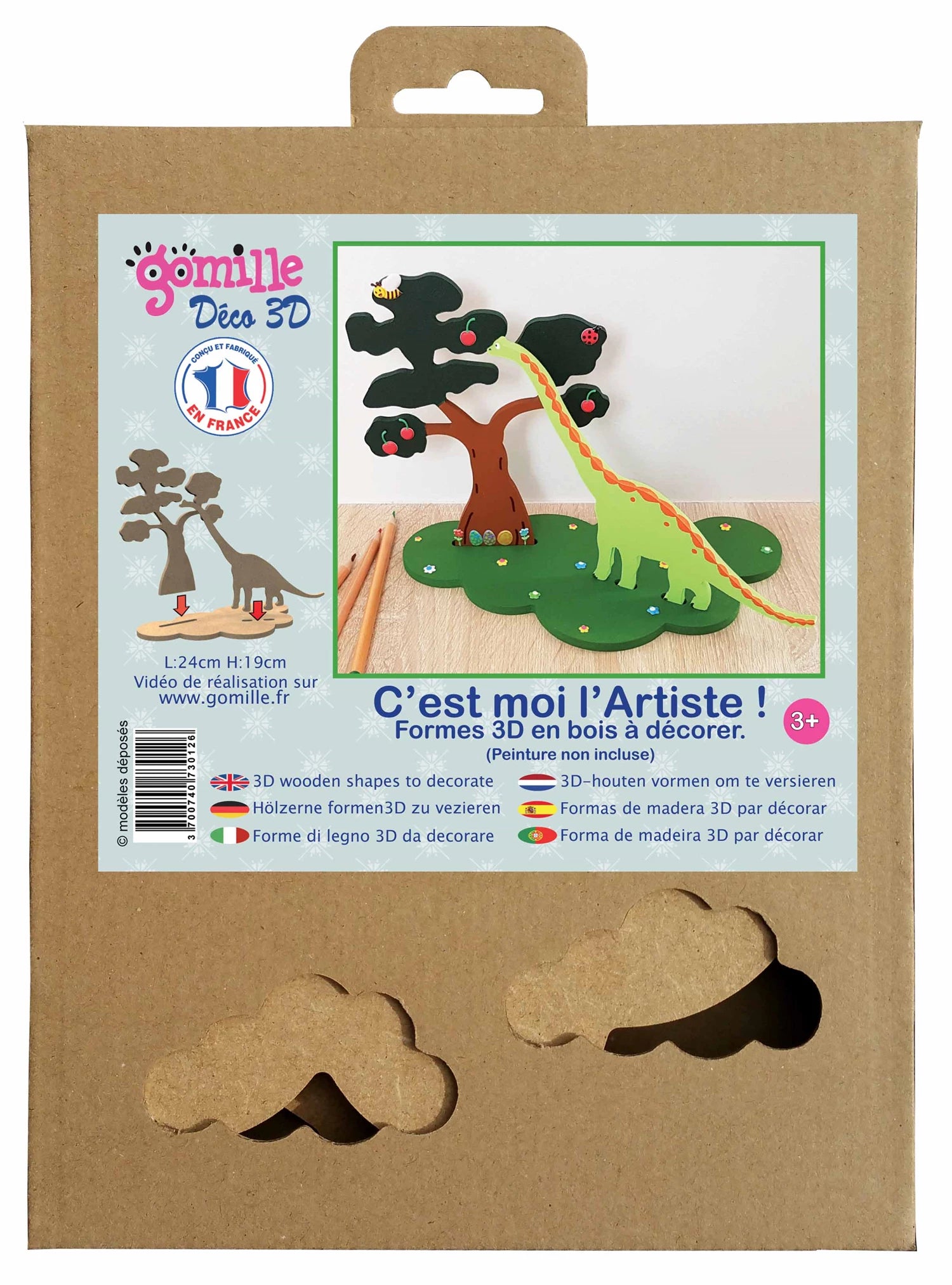 LANGER HALS / BAUM 3D DEKO