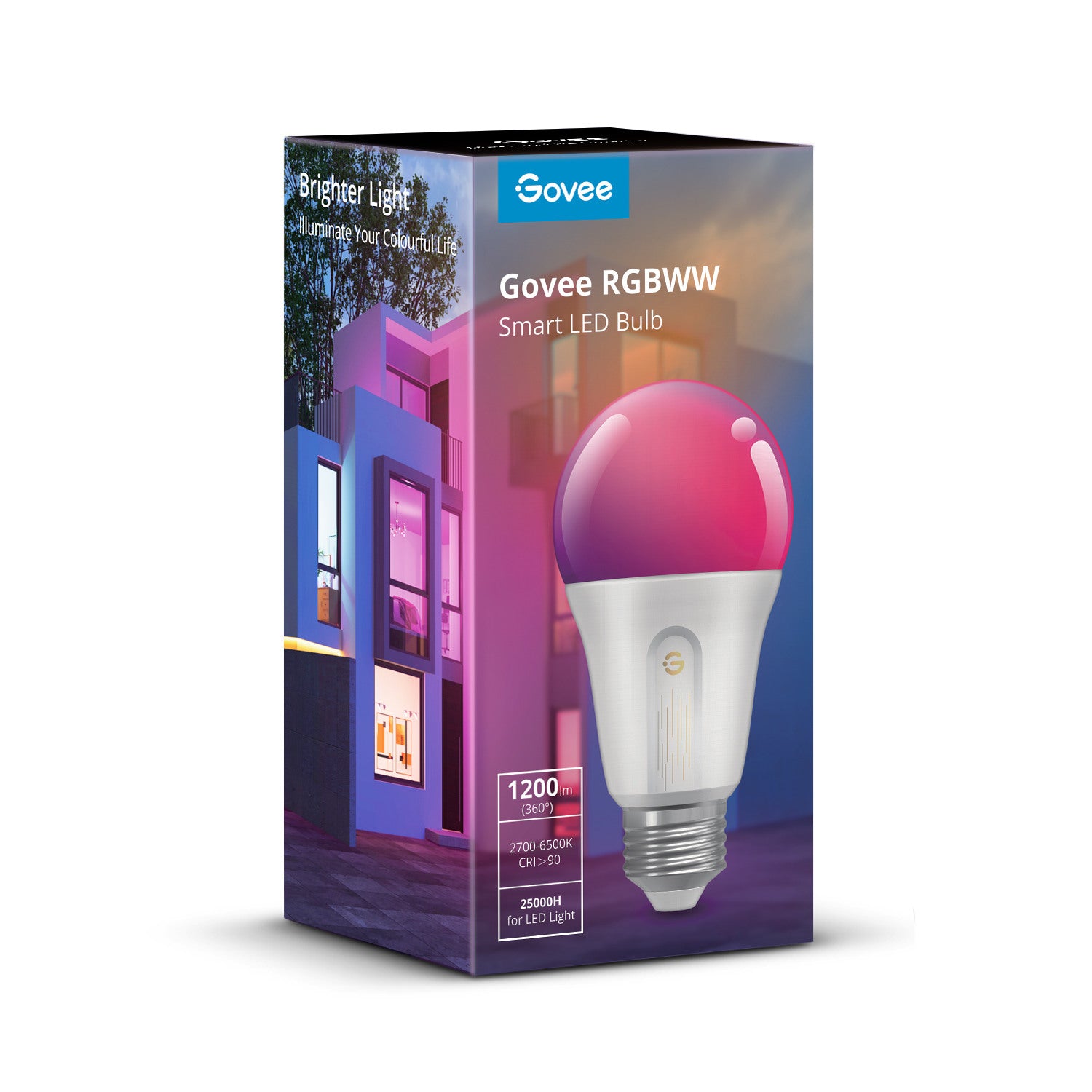 GOVEE Smart LED Leuchtmittel E27 H60093C1 Wifi & Bluetooth, 1200Lumen